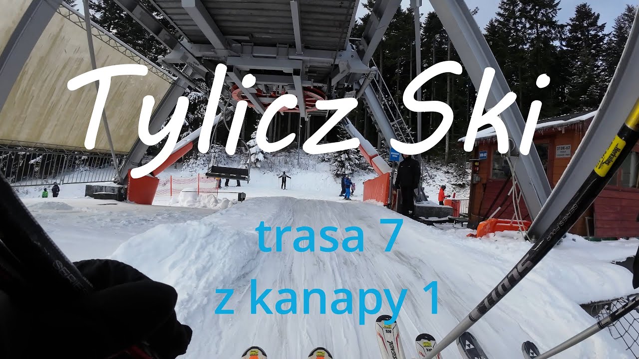 Tylicz Ski jak wygląda trasa 7 z wyciągu 1