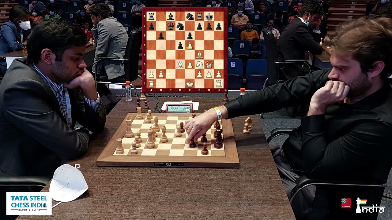 Crushing a super GM with the London in 19 moves? Arjun Erigaisi vs Sam Shankland