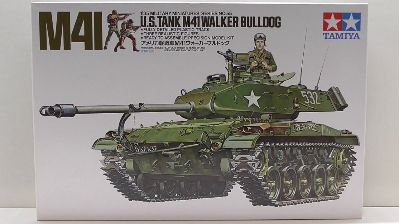 TAMIYA 1/35 M41WALKER BULLDOG Kit Review