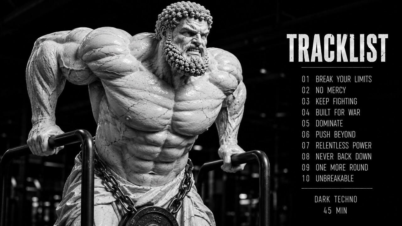 DARK TECHNO WORKOUT 2026 &bull; RELENTLESS COLLECTION &bull; BREAK YOUR LIMITS (45 MIN)