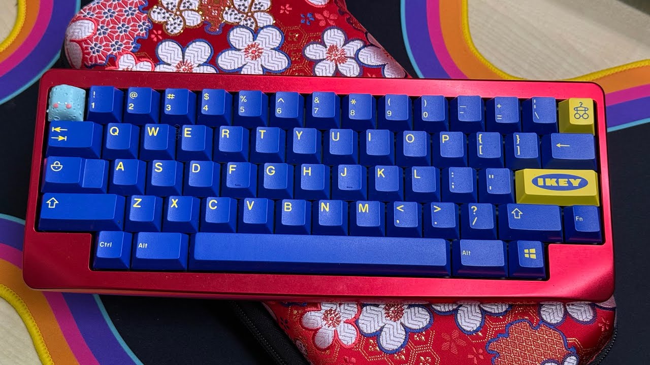 KBDFans Agar 60 | HMX Cheese v1 | JTK Ikey | Alu Plate