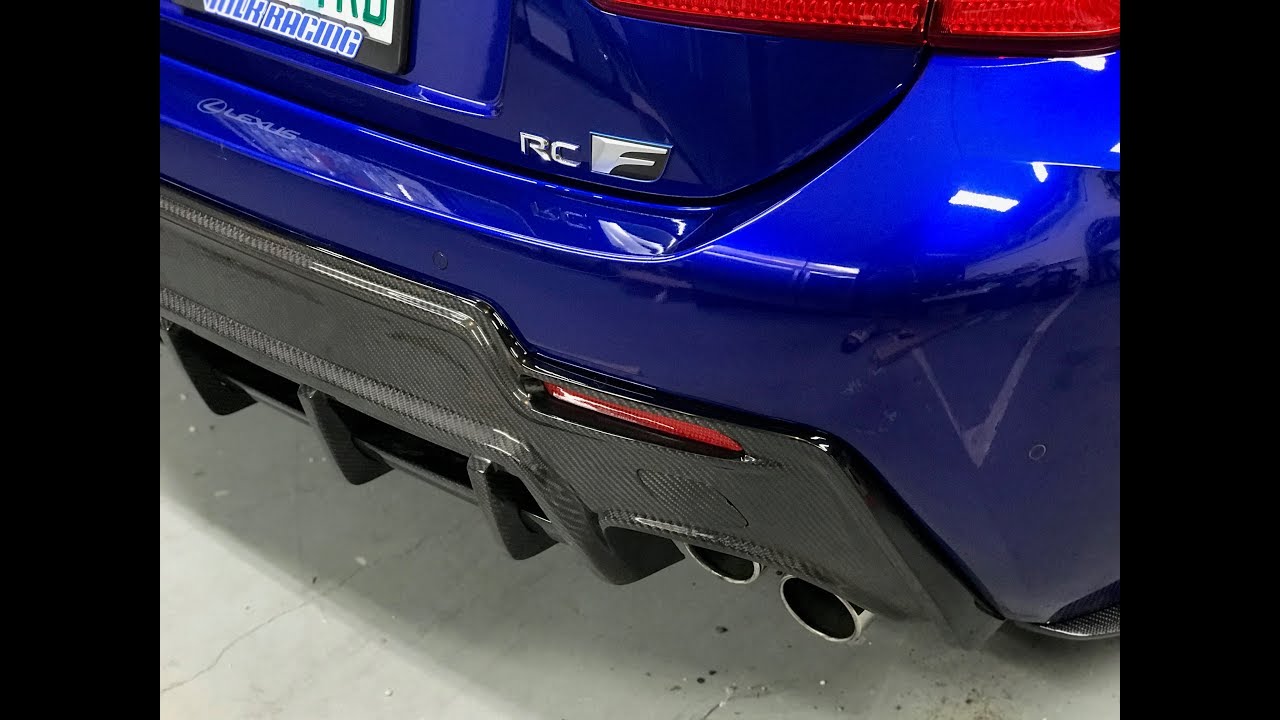 Installing Tom's Diffuser on Lexus RCF