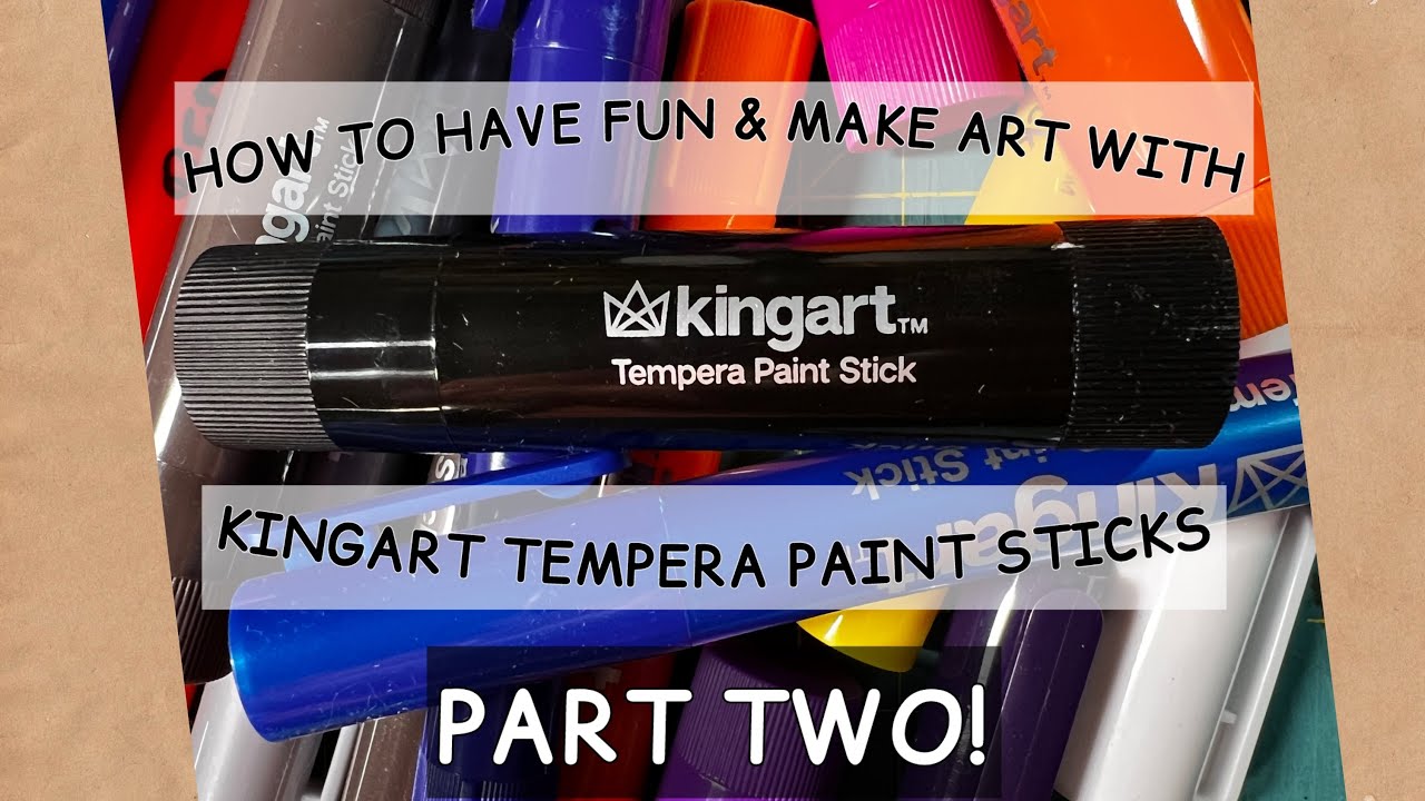 KINGART Tempera Sticks In Mixed Media: Which Art Supplies Work Best With Them & Which Are Disasters!