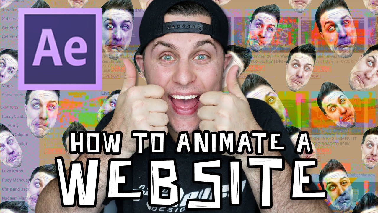 How To Animate A Website In After Effects