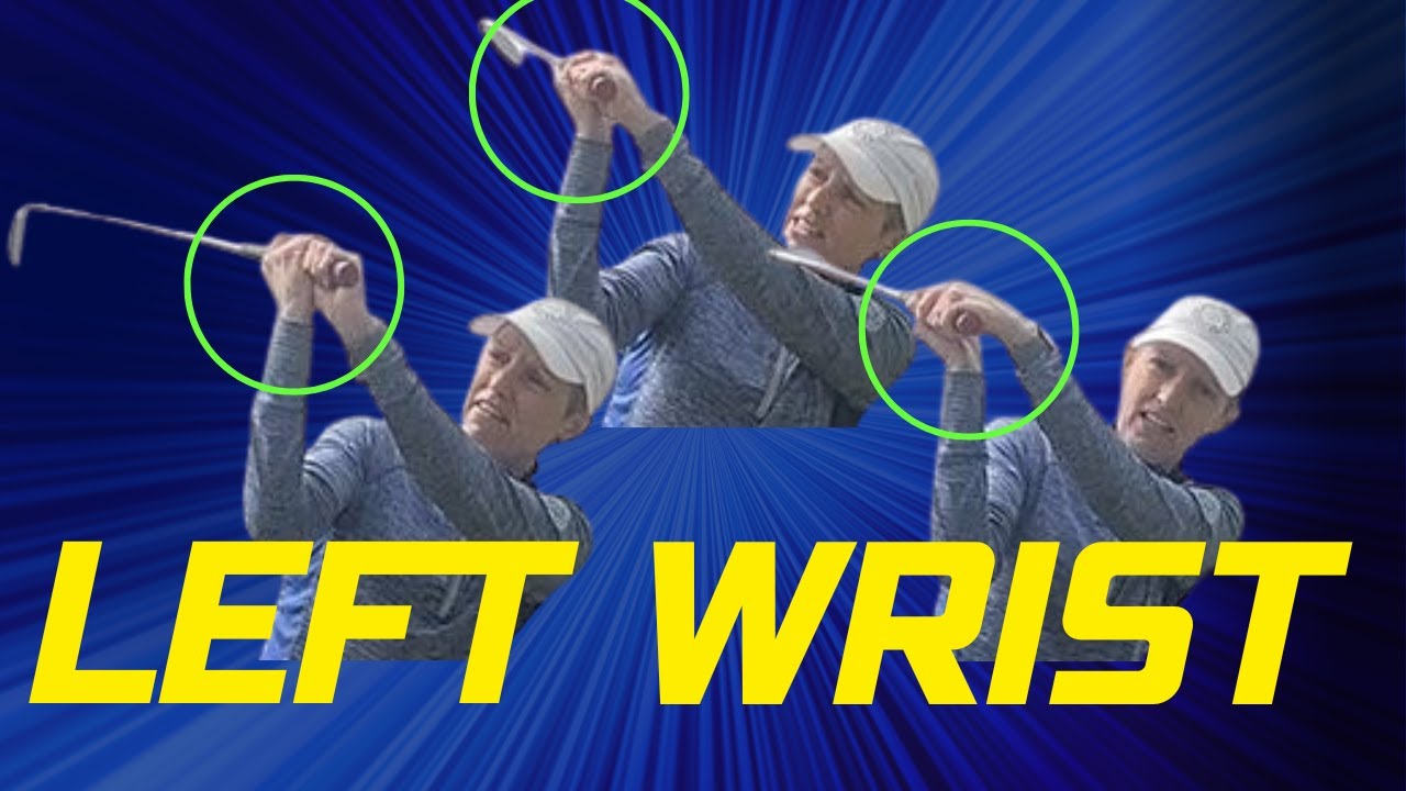 Left wrist position at the top of the backswing