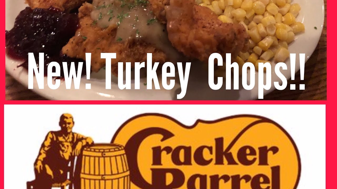 Cracker Barrel introduces Turkey Chops to the Menu!! Join Luefras “At The Table” for her Review