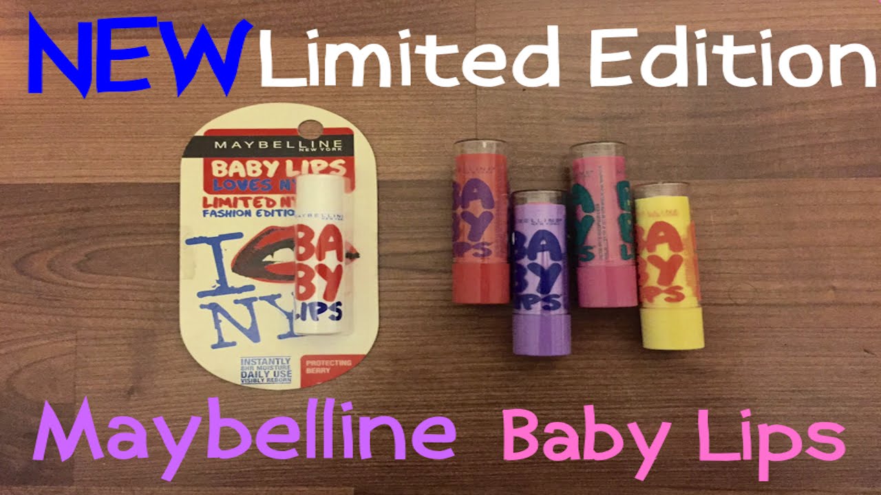 NEW Limited Edition Maybelline Baby Lips!