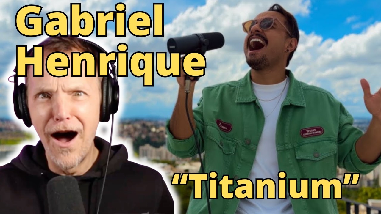 Titanium Gabriel Henrique cover - Vocal Coach Analysis
