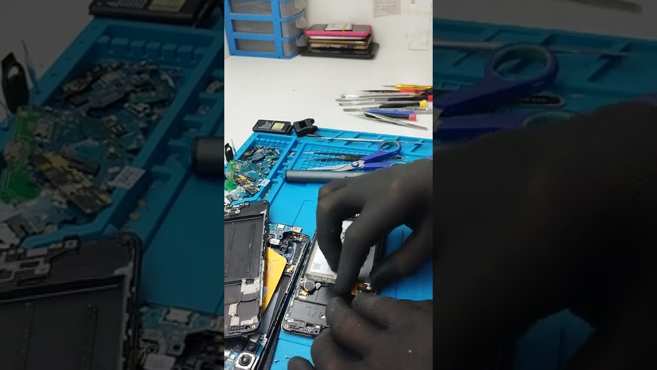 troca da frontal Samsung A71 com aro