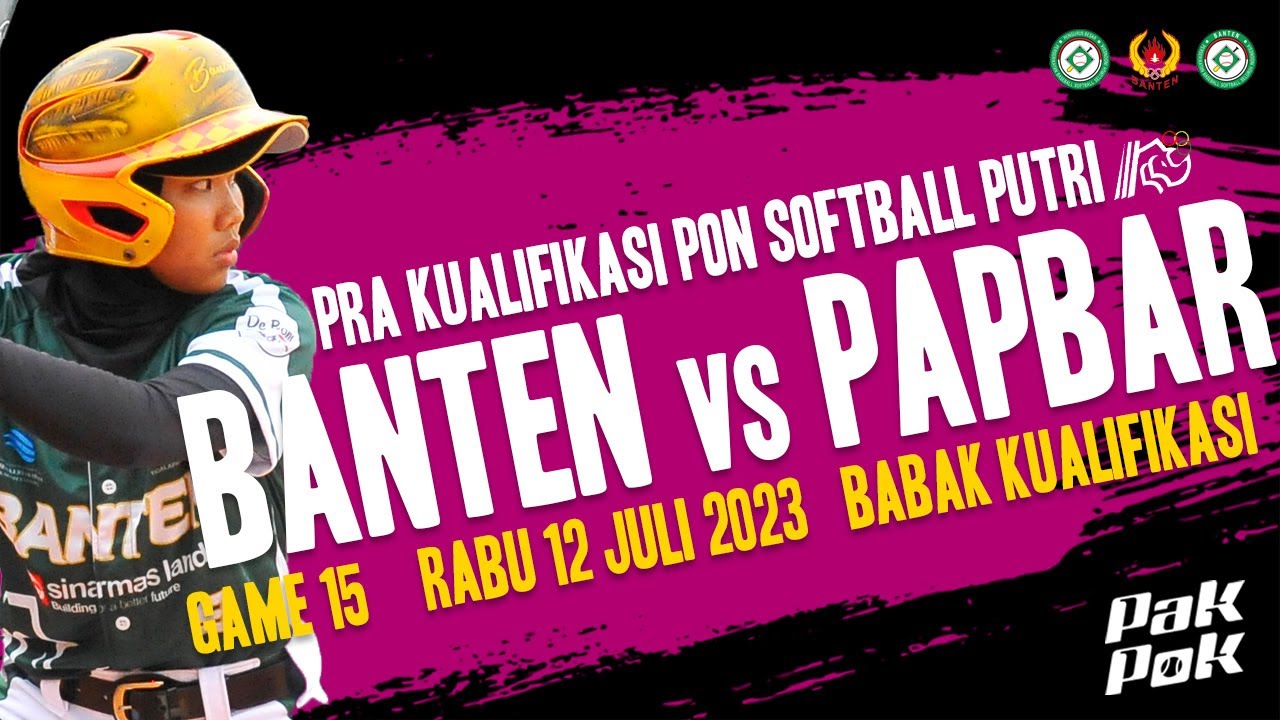 PRA PON SOFTBALL PUTRI: BANTEN vs PAPUA BARAT