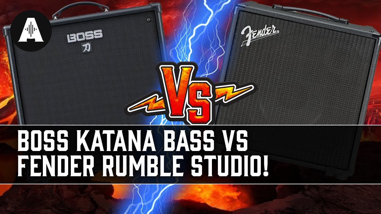 NEW Boss Katana Bass Amp vs Fender Rumble Studio!