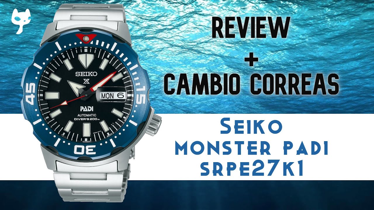 ¿Es el DIVER perfecto? Reseña Seiko MONSTER Padi SRPE27K1
