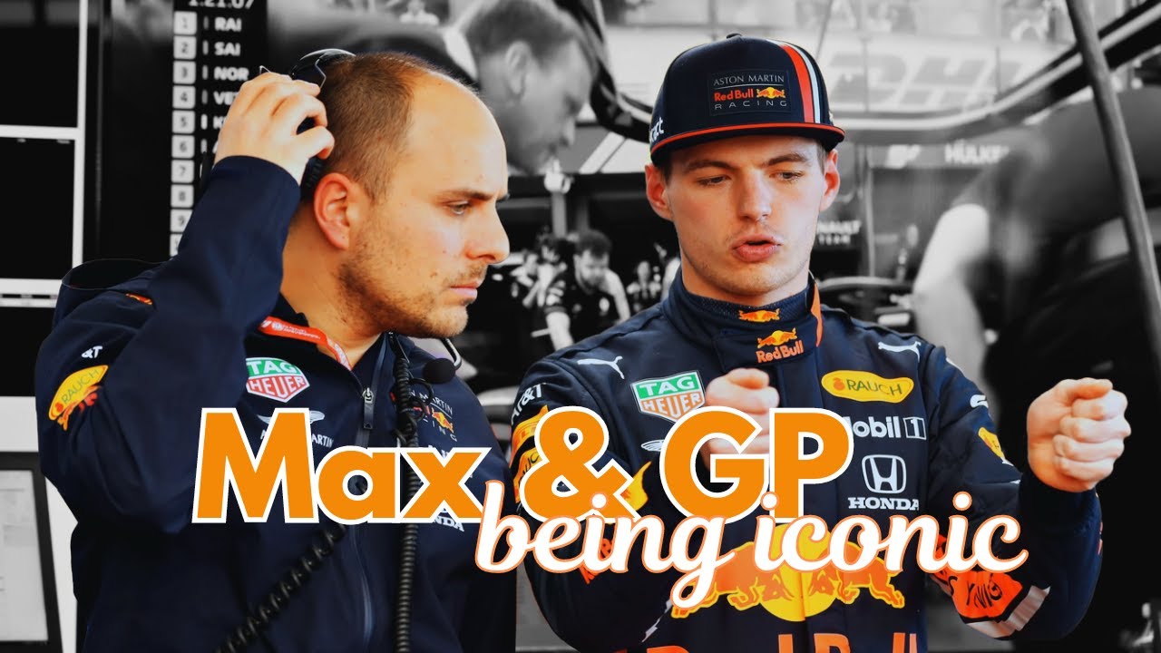 Max Verstappen and GP being an ICONIC DUO