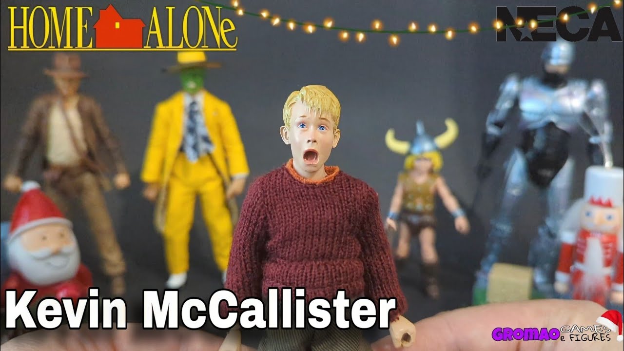 Home Alone Kevin McCallister Neca Action Figure. Macaulay Culkin. Boneco do filme Esqueceram de mim.