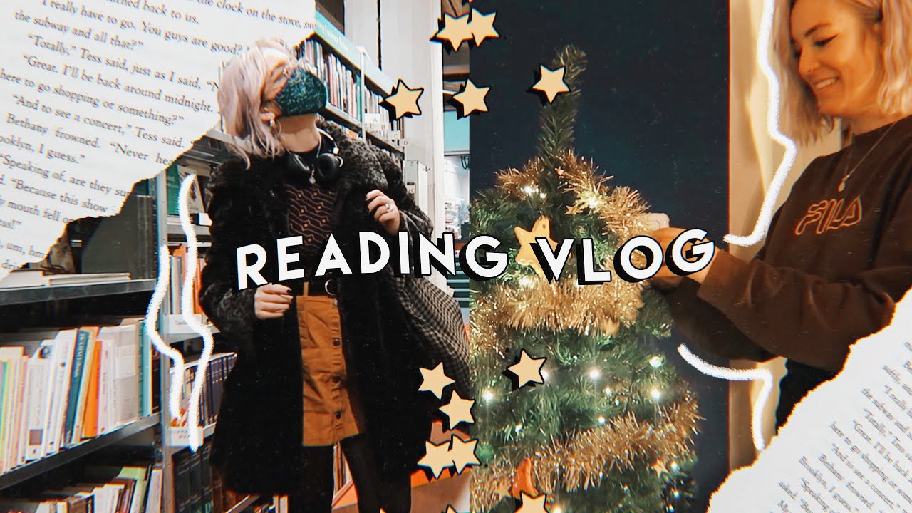 READING VLOG🎄 Christmas Decorations & Book Shopping 🕯️✨