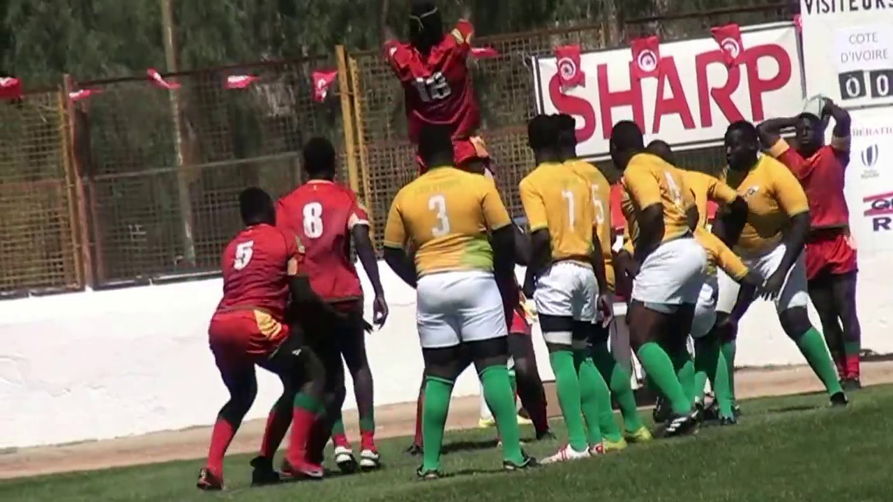 Rugby Afrique Trophée Barthes U20– Groupe B 22/04/ 2017 classement SÉNÉGAL vs CODE D'IVOIRE (32/10)