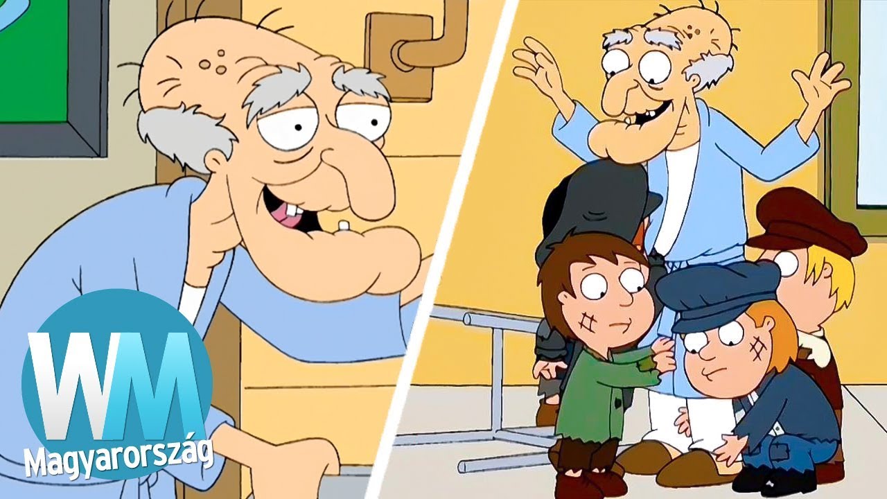 Top 10 kellemetlen Herbert pillanat a Family Guyból