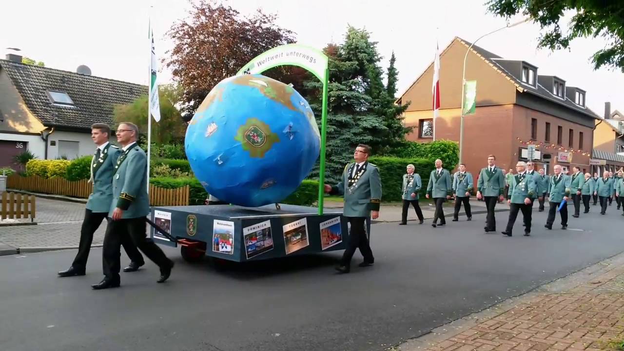 Schützenfest im Rosellerheide - Fackelzug - 25. Juni 2016