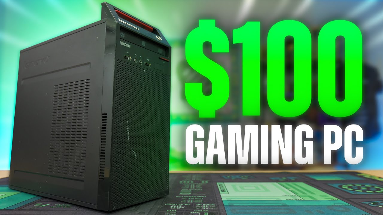 We Built a $100 Gaming PC in 2024&hellip;Bad Idea?
