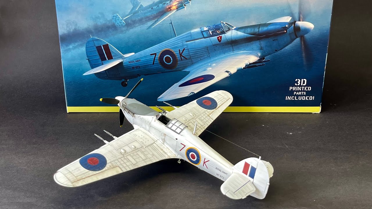 I build Arma Hobby 1/48 Sea Hurricane in the tricky white finish.