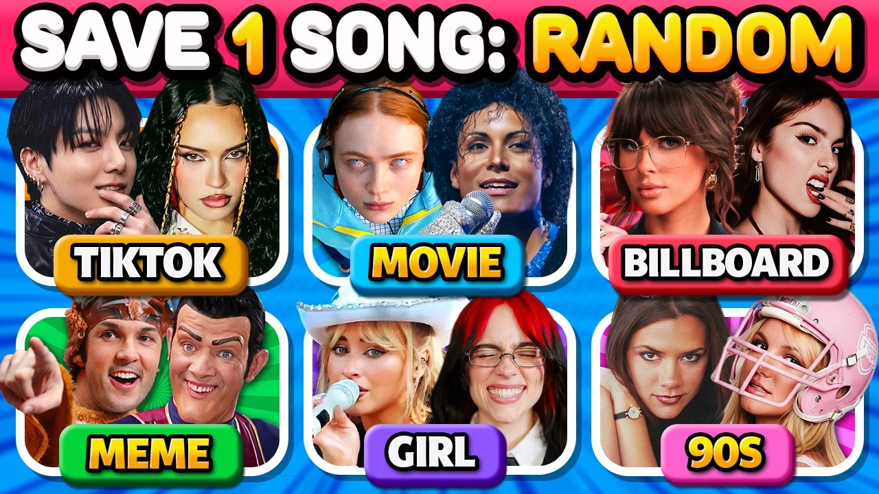 Save One Song: RANDOM Rules 🔥 Save your Favorites | Music Quiz 2026