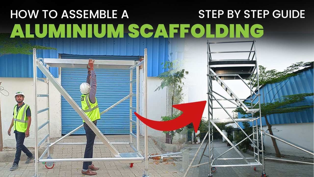 Aluminium Scaffolding Assembly Video | Nexrise India