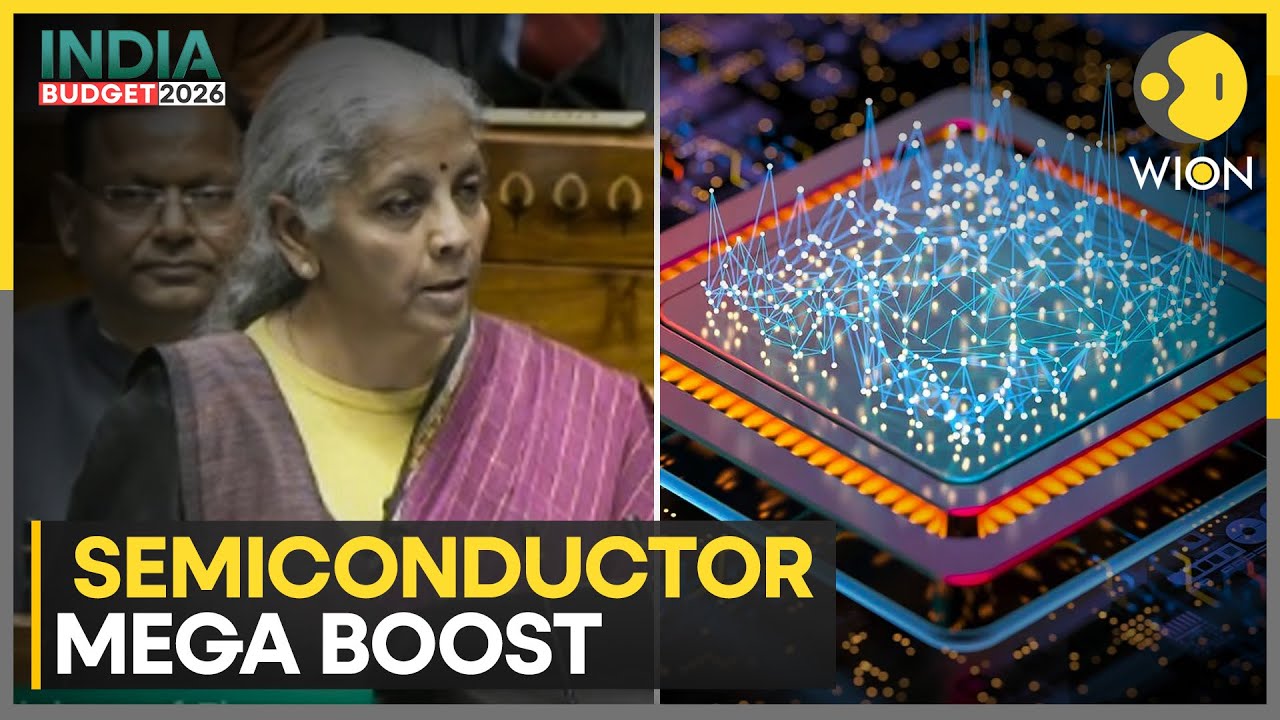 Union Budget 2026: Semiconductor Outlay Increased to ₹4,00,000 Crore | WION