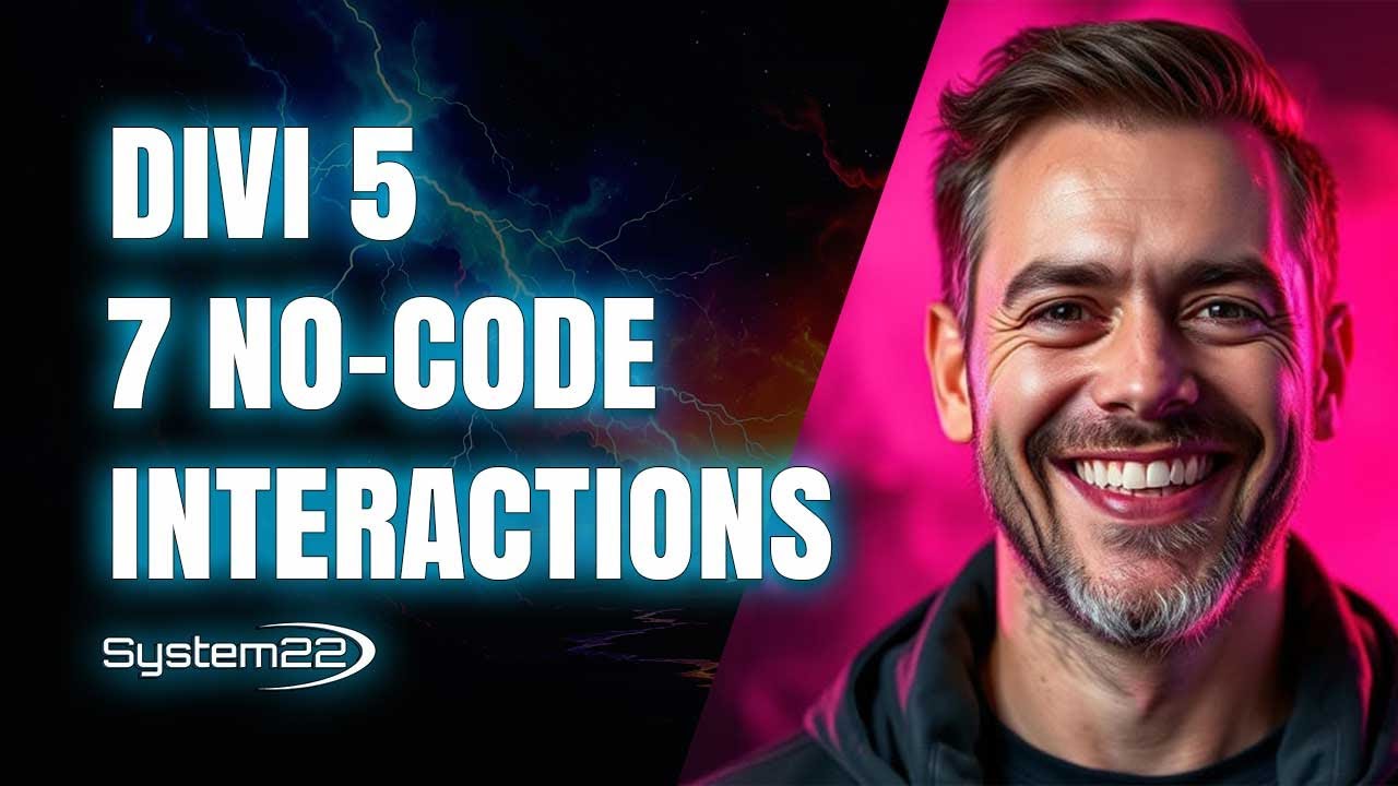7 Awesome No-Code Interactions in Divi 5 (No JavaScript Needed)
