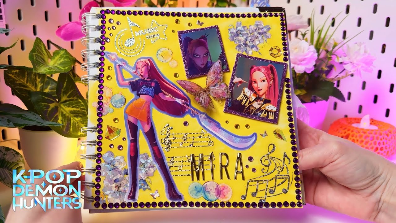 Scrapbooking ART 🧡 Mira 🧡 K-Pop Demon Hunters ASMR Huntrix