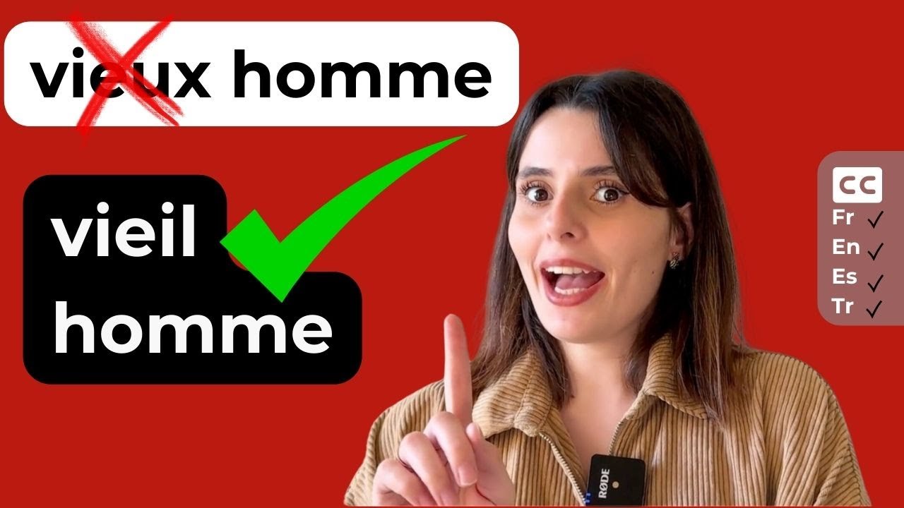 Vieux/vieille/vieil quelle est la différence ? Quel adjectif utiliser en français ?
