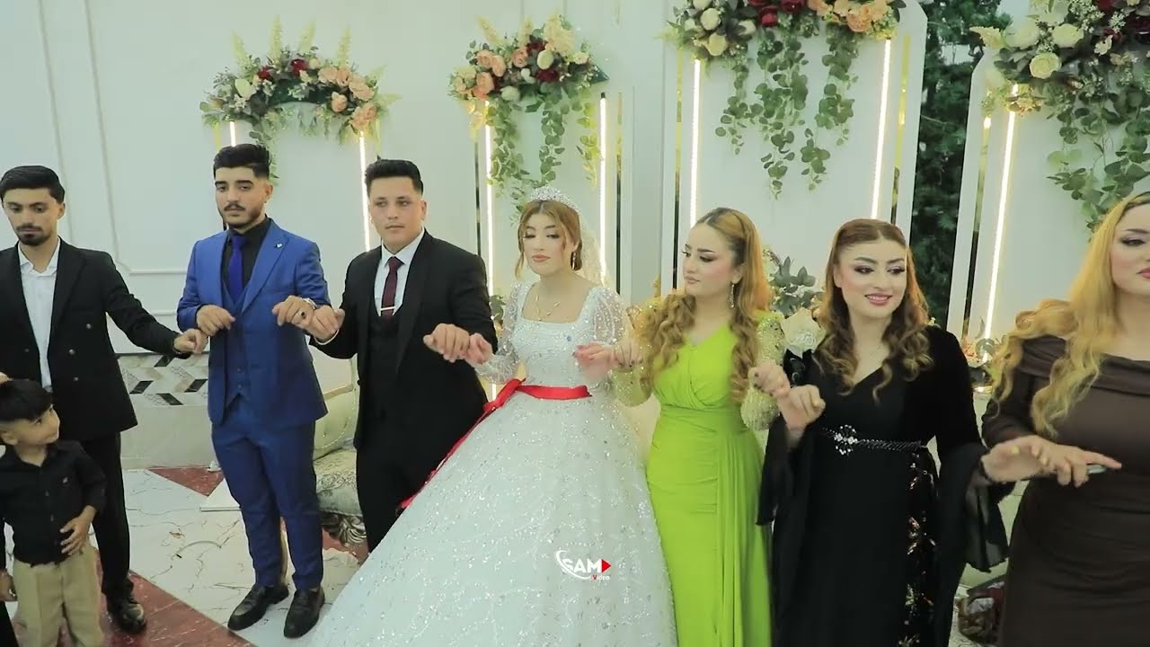 حفلة زفاف امير & اميرة الفنان نيشان بعدري  07830710161——07829574298 تصوير شركة سام فيديو جزء 6