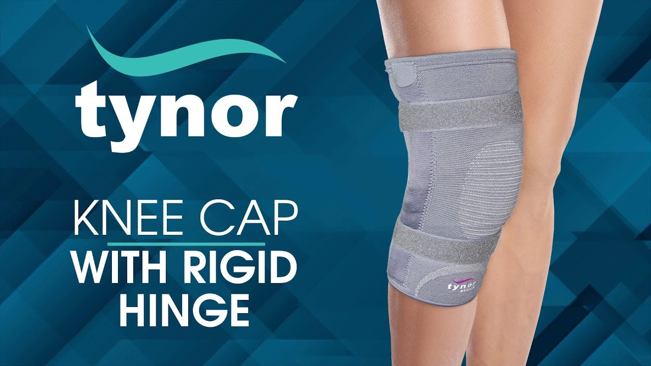 Tynor Knee Cap (with Rigid Hinge) for effective compression & hinge-based side support of the knee