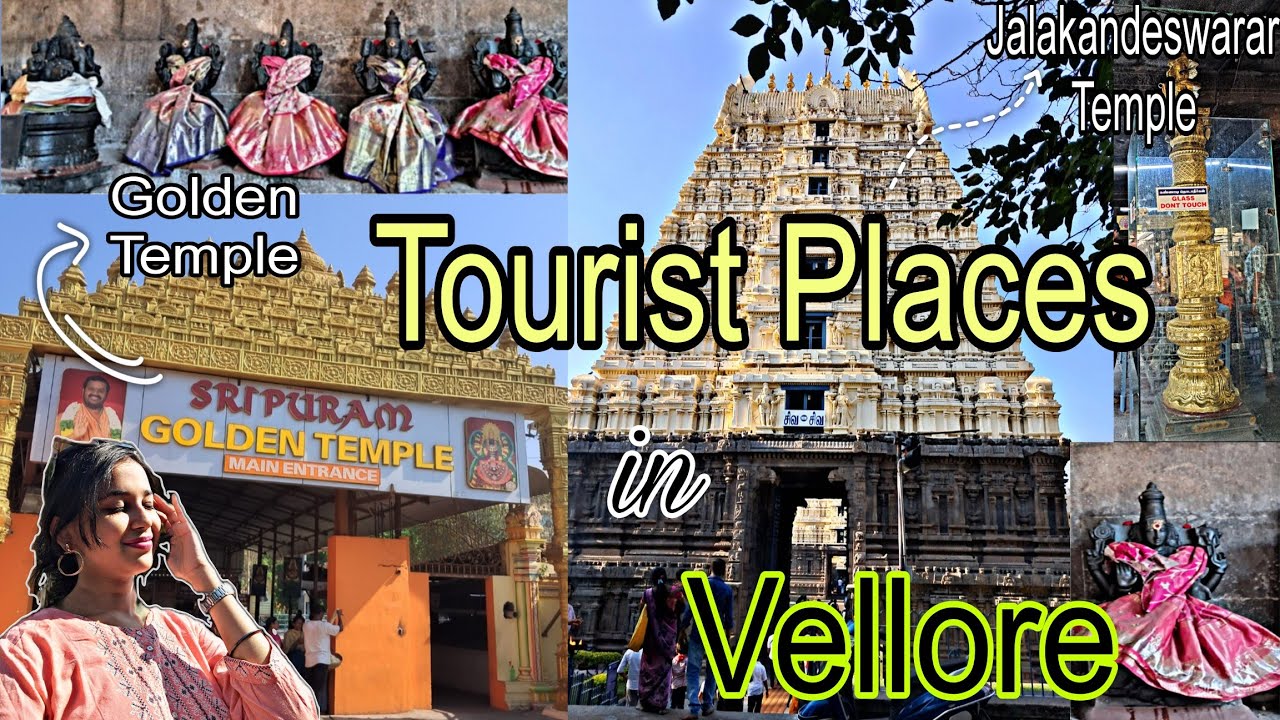 Tourist Places in Vellore || GOLDEN TEMPLE 🪙 || Vellore Fort & Museum || Jalakandeswara Temple 🛕