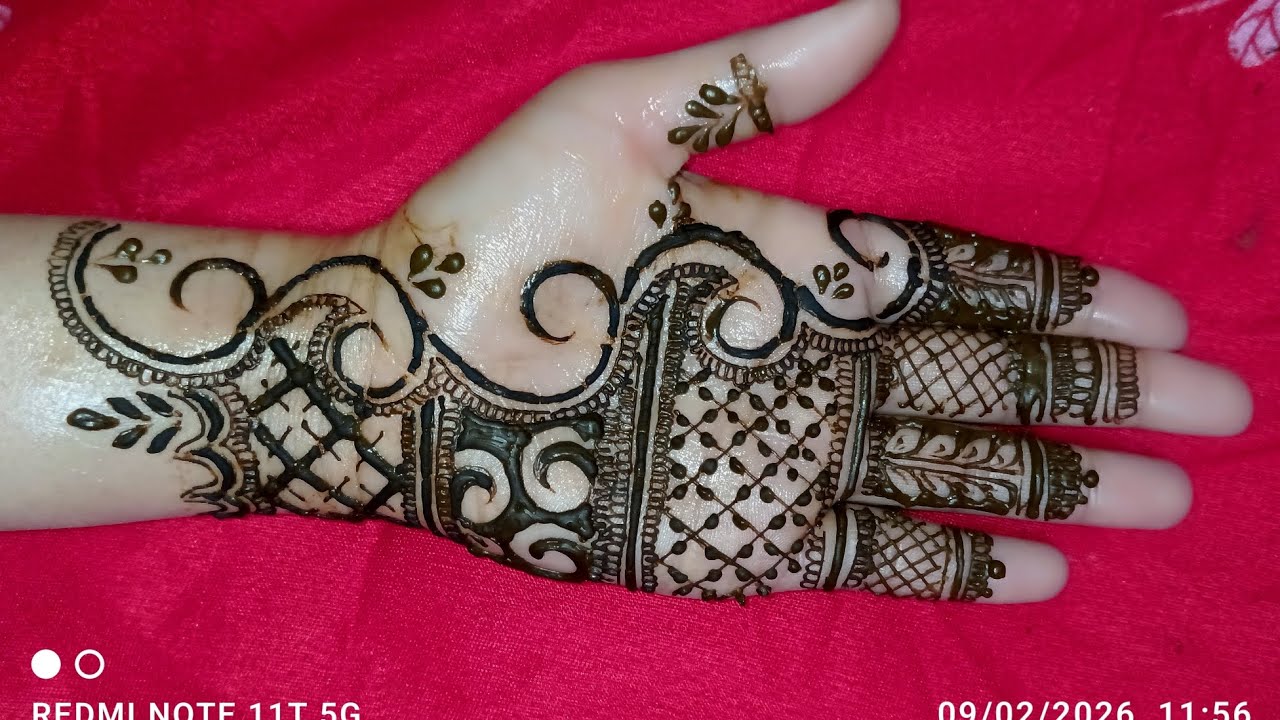 Beautiful front hand mehndi designs ✨🌿 bridal design for 2025 