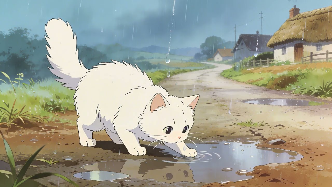 A peaceful rainy day 🌧️Lofi music [1 hour] ☔ Study/Calm/Heal