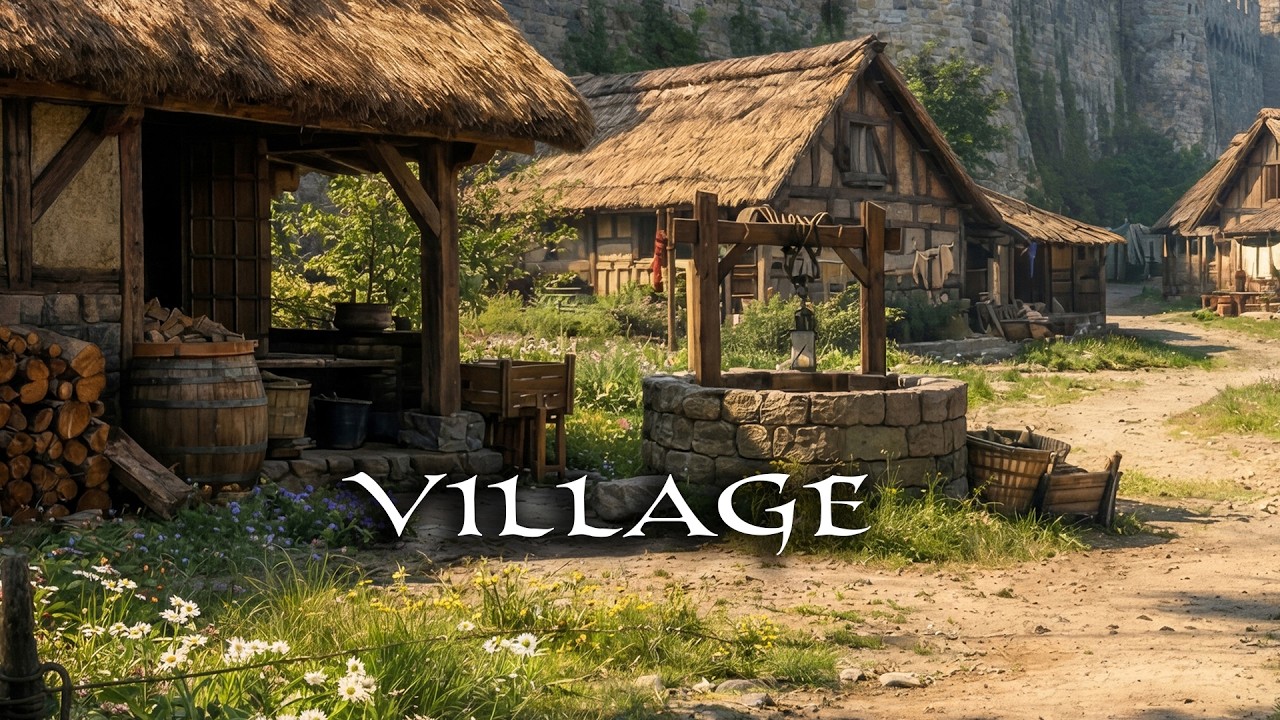 Medieval Fantasy Ambient | Calm World Atmosphere | 2 Hours