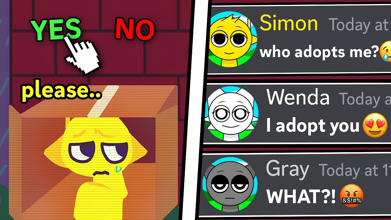Will You ADOPT SIMON?? Sprunki Reacts to Sprunki, but ADOPT SIMON