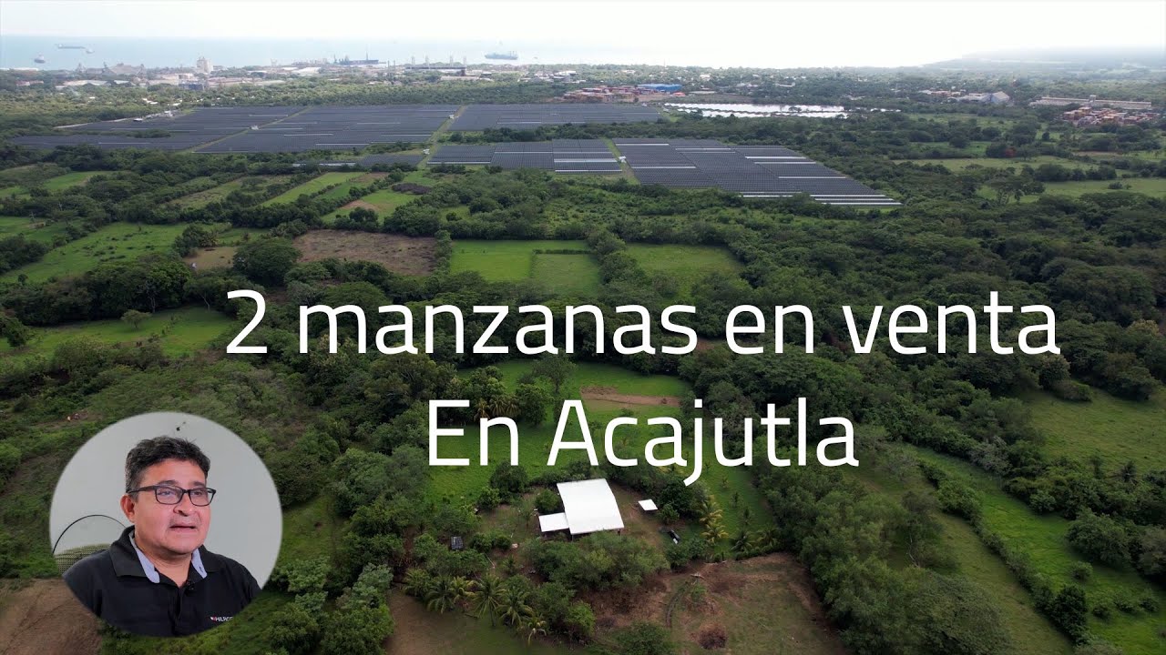 Se venden 2 manzanas de terreno en Acajutla