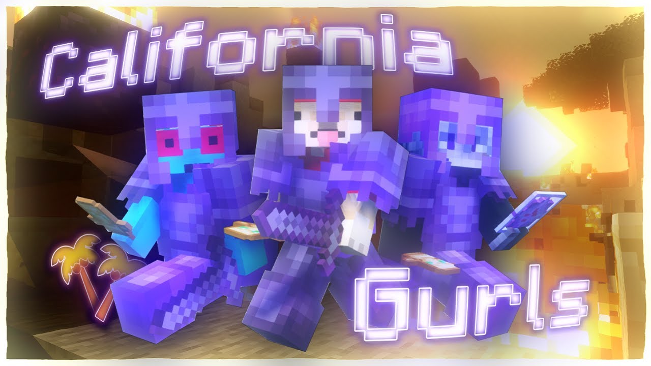 California Gurls 🌴 (ft. Golfeh & UccDawg) - Minecraft Vanilla Crystal PVP Edit #6