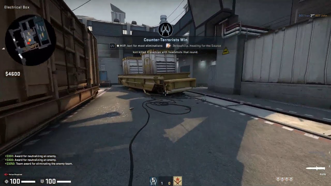 Counter-Strike: Global Offensive (2023) - Offline Gameplay - Train