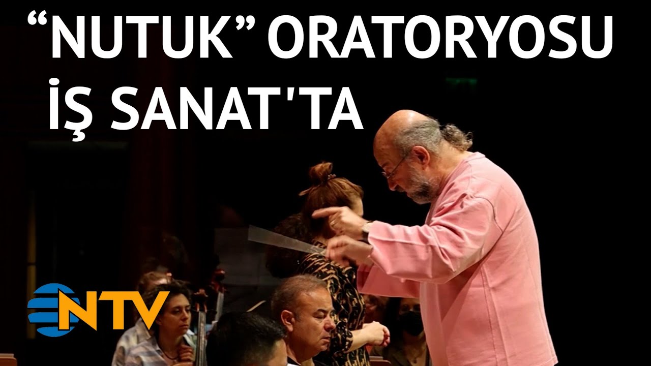 ​@NTV &lsquo;Nutuk Oratoryosu&rsquo;nun d&uuml;nya pr&ouml;miyeri, İş Kuleleri Salonu&rsquo;nda yapıldı