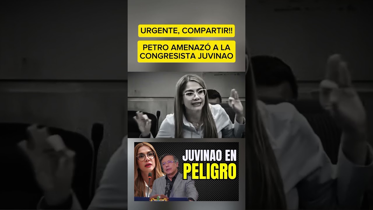 Juvinao denuncia amenaza de Petro (nota completa en el enlace ⬆️⬆️) #elecciones #noticia #politica