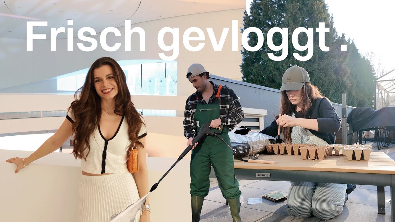 Haus & Garten: Wir r&auml;umen um & starten unser Gem&uuml;sebeet! 🏡✨&ndash; Frisch gevloggt mit Maxime