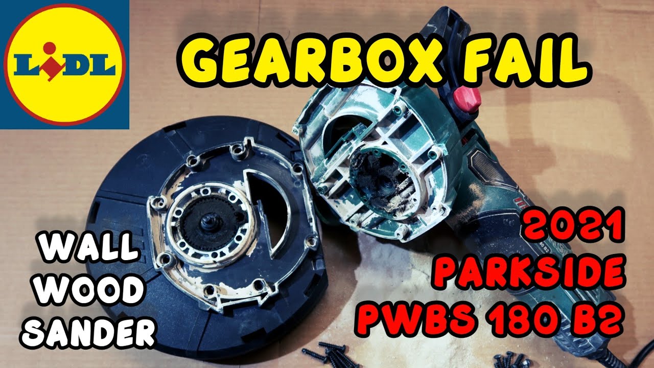 PARKSIDE PWBS 180 B2 - Gearbox FAIL [new model 2021]