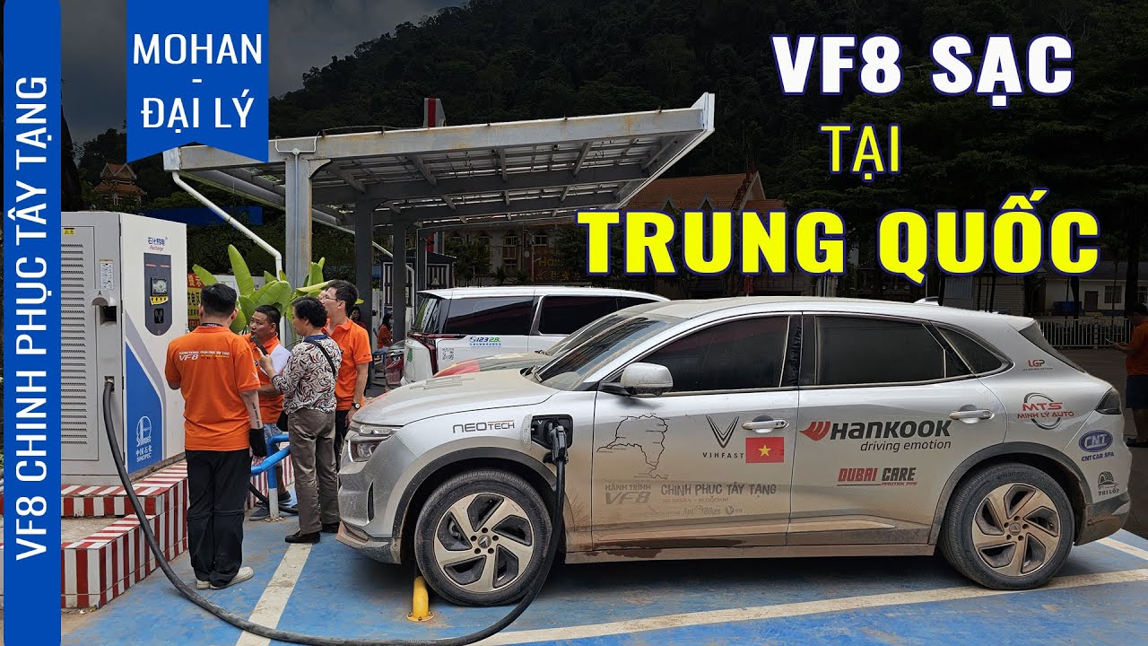VF8 chinh phục T&acirc;y Tạng: Xe điện đầu ti&ecirc;n v&agrave;o Trung Quốc sạc thế n&agrave;o?