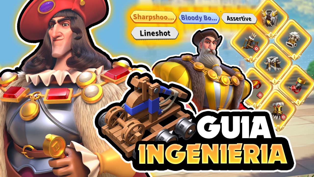 TODO LO QUE TIENES QUE SABER para INGENIERIA (ASEDIO) - Guia Rise of Kingdoms