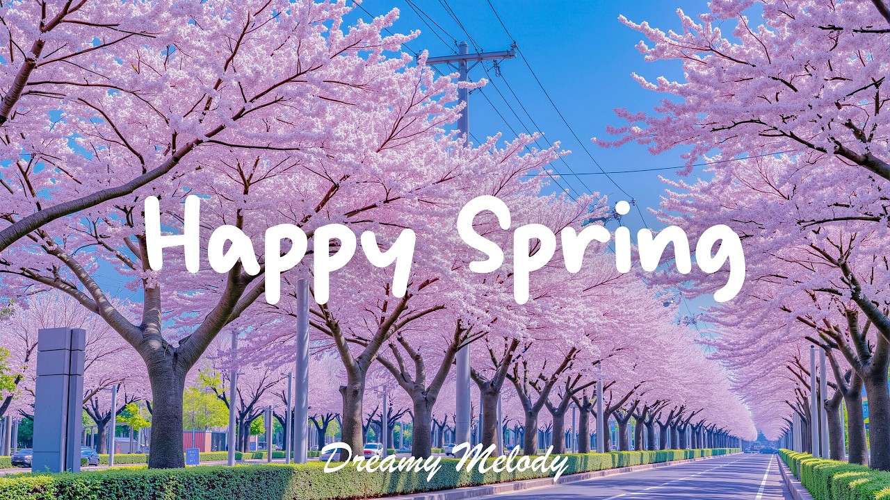 설렘 가득한 봄 감성을 채워주는 힐링 피아노 음악 🌸 Happy Spring | DREAMY MELODY