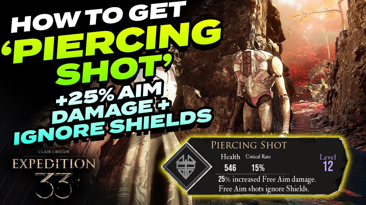 How to get 'Piercing Shot' Pictos (Location Guide) | Clair Obscur: Expedition 33