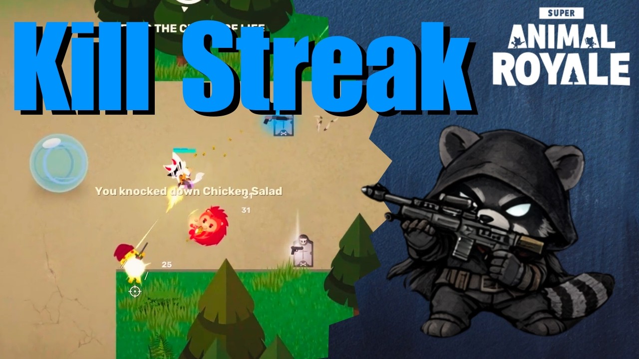 Dominating the Match on #superanimalroyale