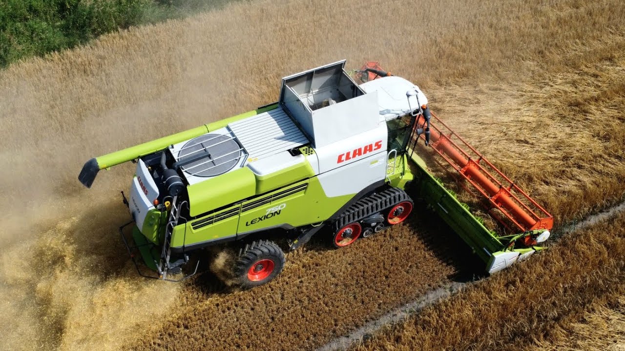żniwa 2023 na Pomorzu / GR Dębowski / Claas Lexion 750 TT